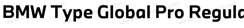 BMW Type Global Pro Regular字体转换